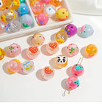 Hand-drawn Beaded Cartoon Animal DIY Phone Chain Bag Material