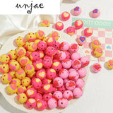 Japanese Hand-Painted Drip Oil Ins Love Beads DIY Material