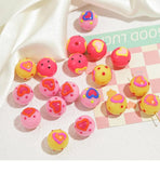 Japanese Hand-Painted Drip Oil Ins Love Beads DIY Material