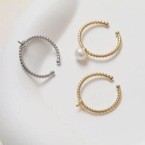 14K Electroplated Fried Dough Twists Ring Holder