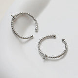 14K Electroplated Fried Dough Twists Ring Holder