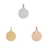 10 Stainless Steel Pendant Disc for DIY Jewelry Making