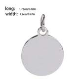 10 Stainless Steel Pendant Disc for DIY Jewelry Making
