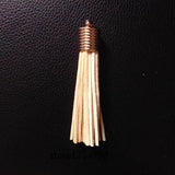 Suede Tassel DIY Pendant Keychains Earrings 12pcs/lot