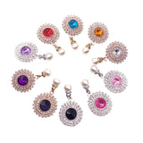 10Pcs Rhinestone Pendants Rhinestone Buttons for Sewing