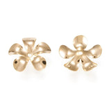 50pcs 304 Stainless Steel Flower Bead Caps Cone End Beads Cap for DIY Jewelry