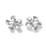 50pcs 304 Stainless Steel Flower Bead Caps Cone End Beads Cap for DIY Jewelry