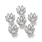 50pcs 304 Stainless Steel Flower Bead Caps Cone End Beads Cap for DIY Jewelry