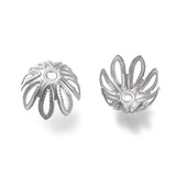 50pcs 304 Stainless Steel Flower Bead Caps Cone End Beads Cap for DIY Jewelry