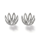 50pcs 304 Stainless Steel Flower Bead Caps Cone End Beads Cap for DIY Jewelry