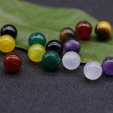 Natural Stone Gem Agate Quartz Amethyst Bead Crafts 8mm