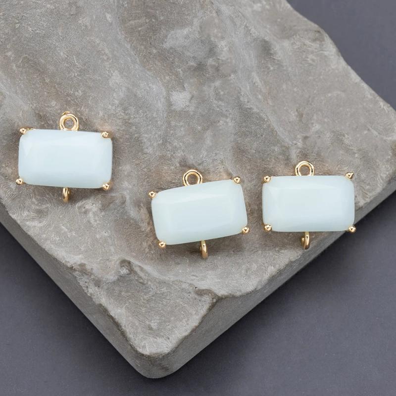 18k Plated Nickel Free DIY Earring Pendants 6pcs/lot