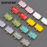 18k Plated Nickel Free DIY Earring Pendants 6pcs/lot