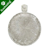 10 PCS 25mm Round Pendant Blank for Jewelry Making, Antique Silver