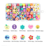 Polymer Clay Acrylic Loose Beads Kit Box for Kids Jewelry Making