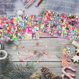 Polymer Clay Acrylic Loose Beads Kit Box for Kids Jewelry Making