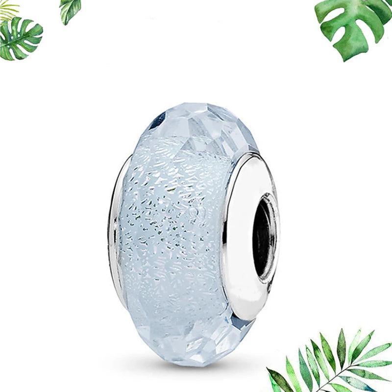925 Silver Glaze Roundel Beads for Bracelets Bangles