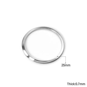 100Pcs/Lot Stainless Steel 316L Circle Pendant for Jewelry Making