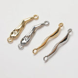 14K Plated Color-Preserving Double Hanging Buckle DIY Necklace Bracelet