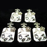 10pcs/Bag Big Size Rhinestone Perfume Enamel Charms Pendants