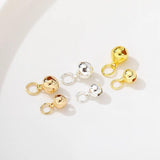 14K Open Ring Bell Pendant DIY Jewelry Material