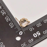 11mm Round 925 Silver Ear Nail Earring Diy Jewelry Findings JA0154