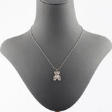 18k Plated Copper Metal Zircon Charms DIY Pendants 10pcs/lot
