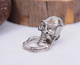 10PCS Biker Punk Silver Skull Conchos Rivet Stud Screw Back for DIY Leather