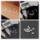 20 Resin Ear Clip No Pierced Earrings Studs DIY Jewelry Findings