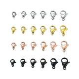 100pcs Stainless Steel Lobster Clasp Hooks for Necklace&Bracelet Chain