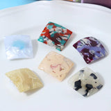 6pcs Retro Pearl Mask Acetic Acid Pendant DIY Jewelry Earrings Materials
