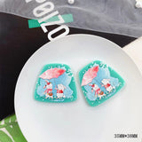 10pcs Animal Pendant Charms Acrylic Base for Necklace Earrings DIY Crafts