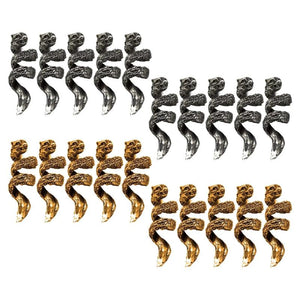 10 Pcs Wolf Beard Beads for Men