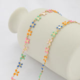 1M Butterfly Chain Colorful Enamel Insect DIY Necklace Bracelet Curtain Jewelry