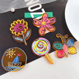 10pcs Acrylic Flower Pendants for DIY Jewelry Making