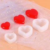 3 Pcs Heart Shape Silicone Casting Resin Molds For DIY Crystal Epoxy Pendants
