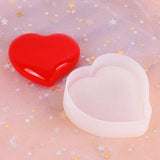 3 Pcs Heart Shape Silicone Casting Resin Molds For DIY Crystal Epoxy Pendants