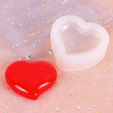 3 Pcs Heart Shape Silicone Casting Resin Molds For DIY Crystal Epoxy Pendants
