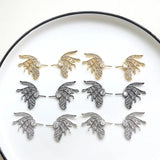 1 Pair 19 * 25mm Zircon Angel Wings Baroque Pearl Pin Accessories