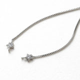 2PCS Star Zircon Bracelet 14k Plated DIY Brass Accessories