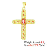 MIHUA 18K Real Plated CZ Necklace Pendant