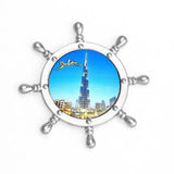 Dubai Style Rudder Fridge Magnets Zinc Alloy Accessories
