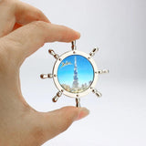 Dubai Style Rudder Fridge Magnets Zinc Alloy Accessories