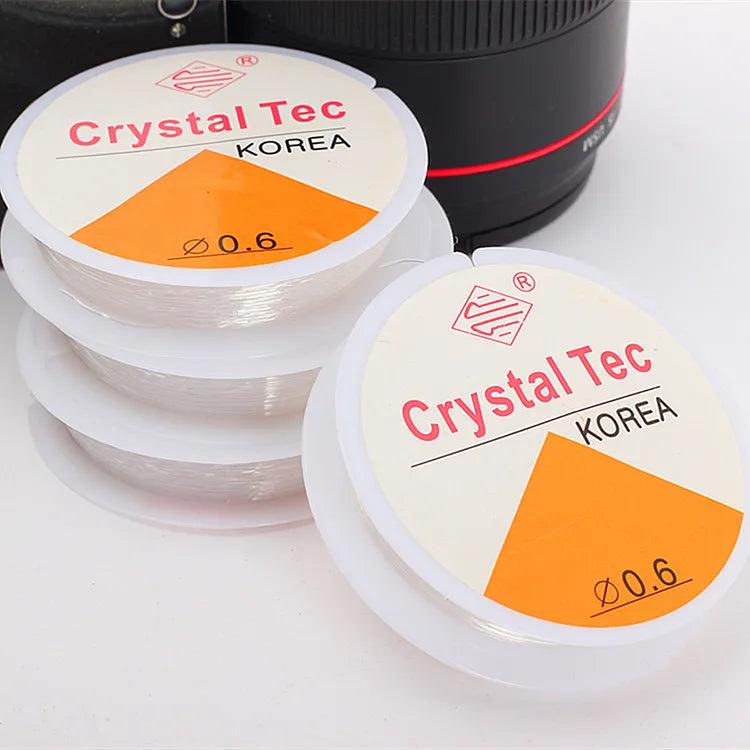 10M Translucent Stretch Elastic Beading Cord/String 0.6mm FL11