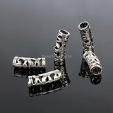 30Pcs Tibetan Silver DIY Beads Charms for Bracelets