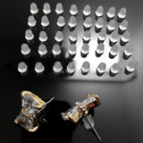 1000Pcs Silicone Barrel Bullet Style Earring Back DIY Findings