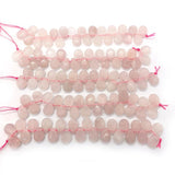 Natural Stone Pink Crystal Quartz Bracelet Necklace