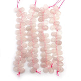 Natural Stone Pink Crystal Quartz Bracelet Necklace