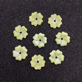 Dyed Shell Flower Loose Beads for DIY Jewelry Earrings