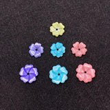 Dyed Shell Flower Loose Beads for DIY Jewelry Earrings